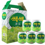 韩国进口乐天葡萄汁238ml×12罐  果味饮料果汁饮料听装