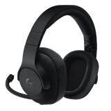 罗技（G）G433 DTS7.1环绕声游戏耳机（黑色）电竞麦克风话筒 头戴式电脑耳麦 PS4耳机 MOBA吃鸡CF耳机