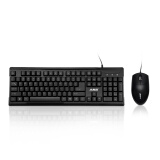 黑爵（AJAZZ ）X1080防水光电键鼠套装 黑色 办公 电脑 笔记本 键盘鼠标