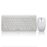摩豹（Motospeed）G9800 无线键盘鼠标超薄静音巧克力键盘笔记本台式电脑商务键鼠套装白色