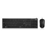 富勒（Fühlen）L618 键盘鼠标套装 有线键鼠套装 笔记本台机电脑家用办公男女生通用 黑色