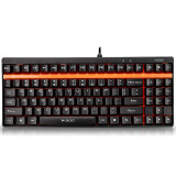 雷柏（Rapoo） V500 游戏机械键盘 游戏键盘 电脑键盘 笔记本键盘 黑色 茶轴