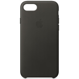Apple iPhone 8/7 皮革手机壳/手机套 - 炭灰色