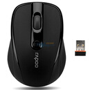 雷柏(Rapoo)nano3100 2.4G笔记本型无线蓝光鼠标 沉稳黑