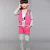 2014秋装女童三件套秋装背心外套<em>女马甲</em>套装