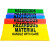 聚乙烯防化垃圾袋实验室生物危险品废物耐酸碱腐蚀蓝黄红紫色  加 黄色 48*76cm16丝50只