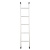 兴航发 铝合金单直梯2.5M 铝合金梯子单梯直梯 工程梯方管加厚加固铝梯子