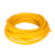 谋福 1127 橡胶软管黄色乳胶管 高弹性橡胶软管 实验室软管(乳胶管 6×9五米)
