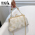 袋鼠（KANGAROO）2023新款潮女百搭民国风复古旗袍包包中式休闲珍珠手提包单肩斜跨 白色