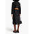 GANNI 618女士短款双排扣细条纹斜纹布夹克 Black 42 DE