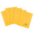 益而高（EaGLE） 纸皮文件夹 纸质文件收纳 20个/包 3001P001 A4插袋纸皮文件夹 黄色