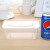 中环力安 长方形一次性餐盒塑料外卖打包盒带盖透明快餐盒 650ml透明100套带盖