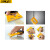 OLFA不锈钢铲刀地板清油渍瓷砖玻璃铲胶神器美缝刮刀清洁刀 GSR-1/3B(带3片刀片)