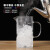 KAIJI LIFE SCIENCES玻璃烧杯高硼硅耐高温带刻度实验室带盖量杯1个 500ml+玻璃盖