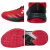 YONEX尤尼克斯 羽毛球鞋运动鞋 SHBCA1 动力垫透气防滑 2024新款 黑红色SHBCA1-053 24.5cm
