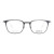 万宝龙（MONTBLANC）眼镜金属近视眼镜框镜架男女商务款镜架可配光学镜片 MB0100O 001灰色