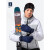 迪卡侬滑雪服男女单板双板羽绒雪服专业装备防风防水OVW3女士黑色XS-4780345