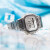 卡西欧casio手表G-SHOCK冰韧破冰行动透明灰防水运动男表 DW-5600SK-1