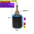 德威狮定制WXD3-12-2W 精密多圈电位器  47K功率2W 220R-(WXD3-12-2W5圈) 电位器加旋钮