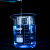 海斯迪克 HKCL-168 玻璃烧杯 耐高温刻度杯低型烧杯 加厚大小刻度量杯 小学科学实验室器材 500ml