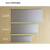 以琛铝合金科室牌插槽可更换门牌提示牌卡槽牌9.5*24平槽批发定做型材 银色 9.5x24cm
