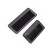 汉河 工业内嵌式拉手配电箱柜门暗装拉手ABS塑料把手隐藏式提扣手DMK025: ABS黑色T=2.3
