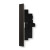 ABB 开关插座面板 轩致系列 黑色五孔插座86型二三极墙壁电源 五孔1只装（新国标）