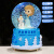 水晶球音乐盒爱莎公主玻璃球生日礼物艾莎八音盒 艾莎中号+彩灯 7首音乐