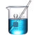 兰诗（LAUTEE）SY2003 高硼硅玻璃烧杯 耐高温  刻度杯化学实验烧杯800 mL（2个）