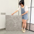 防滑大理石pvc地板贴自粘地板革商用加厚耐磨防水仿瓷砖 乳白色 K70Y 60x60