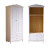 卡梵罗 欧式衣柜 韩式田园衣柜 带实木抽屉衣柜 白色衣柜包安装 两门衣柜