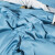 伊迪梦家纺夏凉纯色双拼莱赛尔四件套活性大版色织印染爽滑春夏60支床单被套床上用品套件md 海蓝&白 1.5/1.8米床