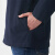 无印良品（MUJI） 男女通用法兰绒开领衬衫长袖休闲百搭衬衣外套纯棉全棉ACA71A1A 藏青色 S-M 165/88A