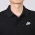 耐克（Nike）男装夏季新款运动上衣宽松舒适透气立领POLO衫短袖休闲T恤衫 CJ4457-010 黑色 2XL