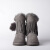 可热（COZYBOOTS）澳洲进口羊皮毛一体流苏防水雪地靴 灰色奥斯塔 浅灰色 230mm