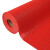 巨成云 防滑垫PVC塑料地毯垫 网格垫子S型镂空防水垫门垫地垫 红色0.9米*15米（5mm厚）