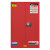 固耐安 可燃品安全柜 化学品 防火柜 60加仑 红色 双门 双锁结构