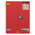 固耐安 可燃品安全柜 化学品防火柜 45加仑 红色 双门 双锁结构