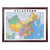彩色中国地图(新版 道路信息更丰富 成品带框:宽160*高110(货上门)