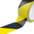 海斯迪克 HKL-261 警示胶带 地板胶带 PVC安全警戒车间划线胶带 黄色4.8cm*16y 12卷装