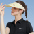 MAXVIVI 遮阳帽女 夏季防晒空顶帽加大帽檐女士高尔夫运动透气排汗遮阳防紫外线棒球帽 WMZ213013 淡黄色