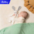 澳贝（auby）婴幼儿童玩具小兔安抚巾宝宝哄睡神器新生儿兔子毛绒手偶满月礼物