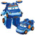 奥迪双钻超级飞侠9公仔玩偶儿童玩具套装变形机器人 大号变形机器人-雷克750232