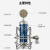 怡同科技Blue 小奶瓶蓝鸟火花高级电容麦克风话筒套装设备全套主播直播K歌录音 录音棚套装