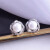 皇集珍珠耳钉女2023新款时尚气质韩国网红简约小巧925银针耳饰 银色耳钉款（大珍珠9mm）有耳洞