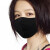 迦塔（jiata）黑色口罩3d立体男女潮款个性纯棉防晒防尘夏季薄款透气可水洗护脸 tjkz-黑色