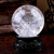 派森柏（PAISENBO）天然白水晶球摆件客厅家用进门玄关白色原石开业礼品A级7-8厘米