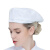冰禹 BY-7556 透气贝雷帽 西餐厅工作帽 餐饮男女服务员厨师帽 黑白条