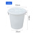 Cleapon 水桶 圆形收纳桶大容量水桶发酵桶酒店厨房工业环卫物业垃圾桶 65L 白色带盖 CL1004