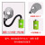 LISM高效防毒全面具喷漆化工防毒面具消防工业农药全面罩鬼脸三件套59 普达面罩+0.5米管+4号罐